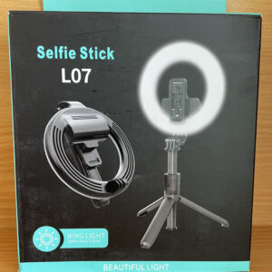 L07 Ring Light Foldable Wireless Selfie Stick Tripod